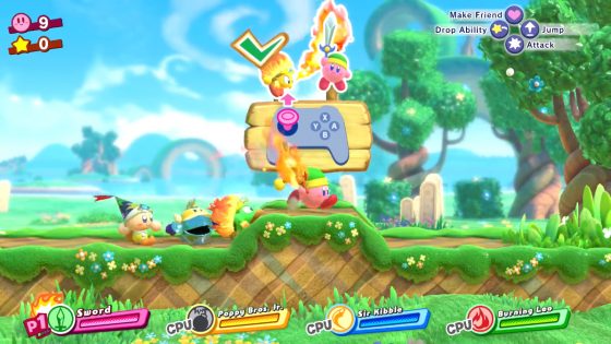 Accessibility through Minimizing Text – Kirby: Star Allies
